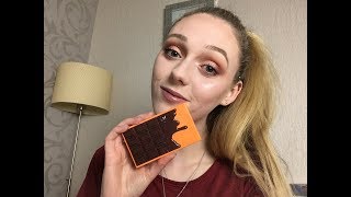 Testing New Choc Orange Mini Eyeshadow Palette