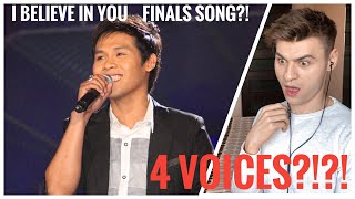 Marcelito Pomoy - I Believe In You | AGT GRAND FINAL SONG | Reaction [5 VOICES SURPRISE FOR SIMON!]