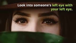 seduce girls with eye contact (Secret technique)
