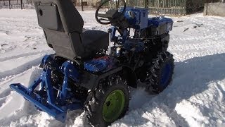 Минитрактор 4х4 после покраски