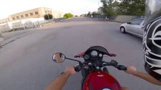 Aprilia Tuono 50 [on board GoPro Hero 4 Session]