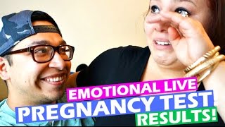 EMOTIONAL LIVE PREGNANCY TEST RESULTS! | 5 YEARS OF INFERTILITY
