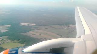 Sukhoi Superjet 100 Landing in Dresden, Aeroflot
