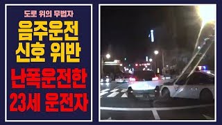 음주운전, 난폭운전, 신호 위반까지... 위법이 몇 개?!