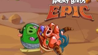 ЗЛЫЕ ПТИЧКИ РЫЦАРИ (ANGRY BIRDS EPIC). Смотрите прохождение игры Энгри Бердс Эпик - Бамбуковый Лес!!