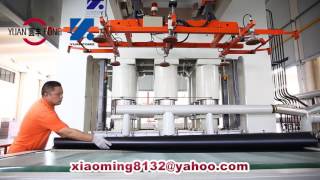 lamination new production line/ MDF HDF Particle board Plywood laminating hot press machine