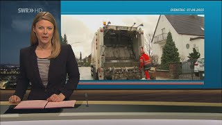 Sandra Hochhuth zum Thema: "Wer weniger Müll macht,...";  LSARP 19:30; 07.04.2015; SWR RP HD