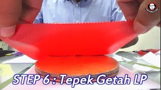 How to Apply The New Tibhar Grass D.Tecs Ox Rubber (Kelantan Tischtennis/Table Tennis)