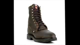 Men's Justin Original 765 Steel Toe 8 Inch American Made Work Boot @ Steel-Toe-Shoes.com