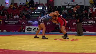 Repechage FW - 63 kg: Jesica BENDESU (PER) df. Stephanie HELLER (PAR) by FALL, 10-0
