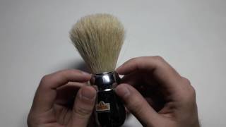 Бритье. Обзор итальянского помазка Omega 48 (10048) professional. Omega 48 shaving brush review.
