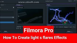 Filmora Pro How To create LIGHT s Flares effects