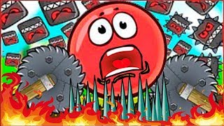 МУЛЬТИК - Красный Шарик и Розовый Шар Королева против Короля КВАДРАТОВ. Red Ball для детей! 20