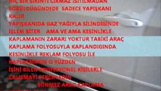FOLYO KAPLAMA SÖKME İŞLEMİ