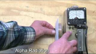 Alpha, beta, and gamma radiation demonstrated