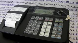 Casio SE-G1 / SE-S700 / PCR-T273 / SM-T274 Cash Register Instructions: How To Check The Time & Date