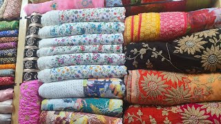 ১৪০ টাকায় অসাধারণ ডিজাইনের গুটিকরা গজ কাপড় কালেকশন || Cotton Gauge fabric price
