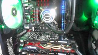 corsair air 540 gaming setup with gtx 960`s in sli