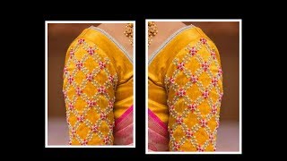 బ్రైడల్ బ్లౌజ్ డిజైన్ చెసుకొండి అతి తక్కువా కర్చుతో ఇంటలోనీ ఈజీగా|| Bridal Blouse design