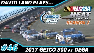 [2017 Geico 500] NASCAR Heat Evolution Career Mode [S2 Race #10]