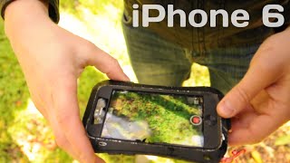 Краш-тест iPhone 6 в защитном чехле LOVE MEI Powerful (Gorilla Glass)