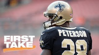 Adrian Peterson, Sean Payton appear to have heated exchange | First Take | ESPN