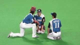 （笑）大谷・西川を正座させ！陽岱鋼の説教タイム（北海道日本ハムファイターズ）