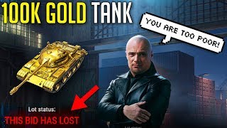 The 100k Gold Tank, New Most Expensive Tank in World of Tanks? | Type 59 Gold Black Market 2020