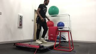 Vertimax and Bosu Ball workout