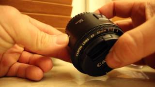 Canon EF 50mm f/1.8 II Objektiv | Bokeh - Effekt | UnBoxing | First Watch | TheAskarum