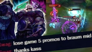 WTF?? DOES AP BRAUM ACTUALLY WORK?! FULL AP BRAUM MID SEASON 7 - League of Legends