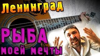 Ленинград - Рыба моей мечты (Урок под гитару)