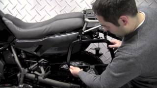 SW-Motech Quick-Lock Side Racks KLR650 Install on 2008 Kawasaki KLR