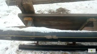 сани из пластиковой трубы для лошади