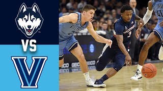 UConn vs #14 Villanova Highlights 2020 College Basketball