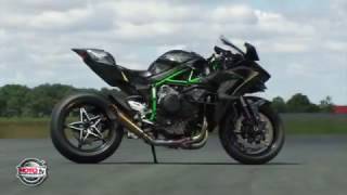 Kawasaki H2R Vs Hayabusa Vs S1000RR Vs KTM 1290 Drag race 2016