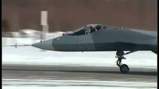 Teste com o Sukhoi PAK FA T-50 caça Stealth de Quinta Geração Russo.