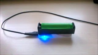 Самодельная micro USB зарядка для  18650