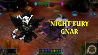 Night Fury Gnar LoL Custom Skin ShowCase