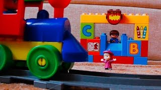 МАША И МЕДВЕДЬ. МЕДВЕДЬ НА ПОЕЗДЕ ЕДЕТ К МАШЕ - MASHA AND THE BEAR. BEAR ON THE TRAIN RIDES TO MASHA