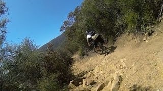 Gridley Trail Downhill (top to bottom) - Ojai, CA