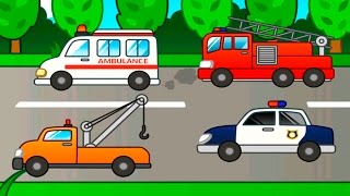Мультики машинки и их тени. Мультфильмы на русском для детей