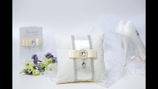 Подушечка для колец своими руками, мастер-класс "Classic" Shine