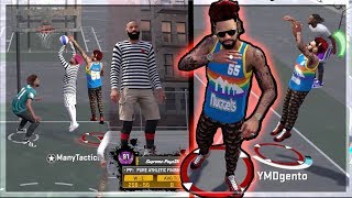 91 OVR CARRYING NEGATIVE RECORD RANDOMS! NBA 2k18 Playground