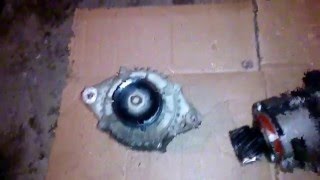 Установка автомобильного генератора на Днепр часть 1.