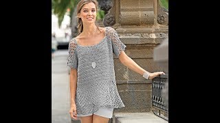 Вязание Крючком: Туники, Кофточки - 2019 / Crochet Tunic Knitting