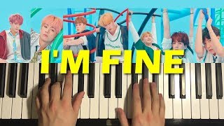 How To Play - BTS (방탄소년단) - I'm Fine (PIANO TUTORIAL LESSON)