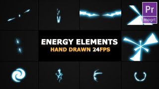 Flash FX Energy Elements And Transitions Premiere Pro Templates
