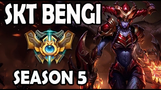 SKT T1 Bengi Shyvana vs Riven Jungle Ranked Challenger Korea