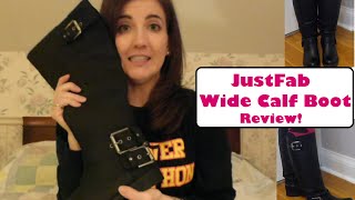 JustFab Wide Calf Boots Unboxing & Review! | Fall 2015 & Winter 2016